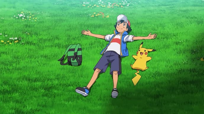 Ash and Pikachu in Pokemon Ultimate Journeys
