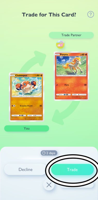 Pokmon TCG Pocket trading and how to trade cards | Eurogamer.net Pokmon TCG Pocket trading and how to trade cards | Eurogamer.net