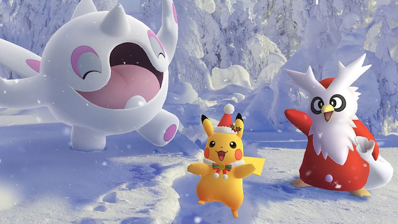 Pokémon Go Winter Holiday Part 1 and Part 2, including Winter