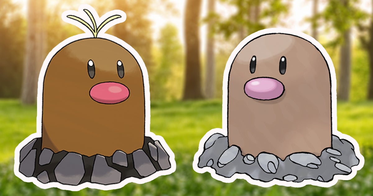 Diglett and Alolan Diglett 100% perfect IV stats, shiny Dugtrio in ...