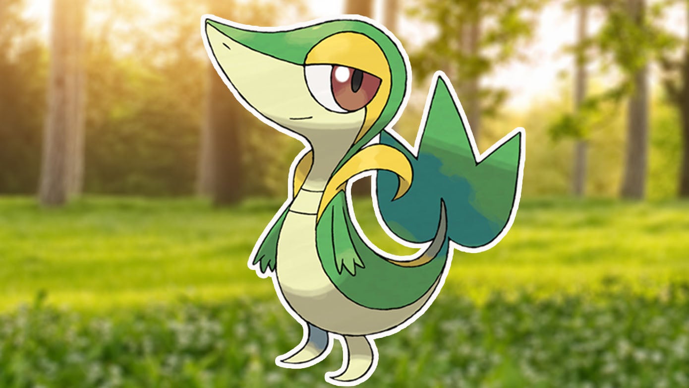 Snivy 100% perfect IV stats, shiny Snivy preview in Pokémon Go