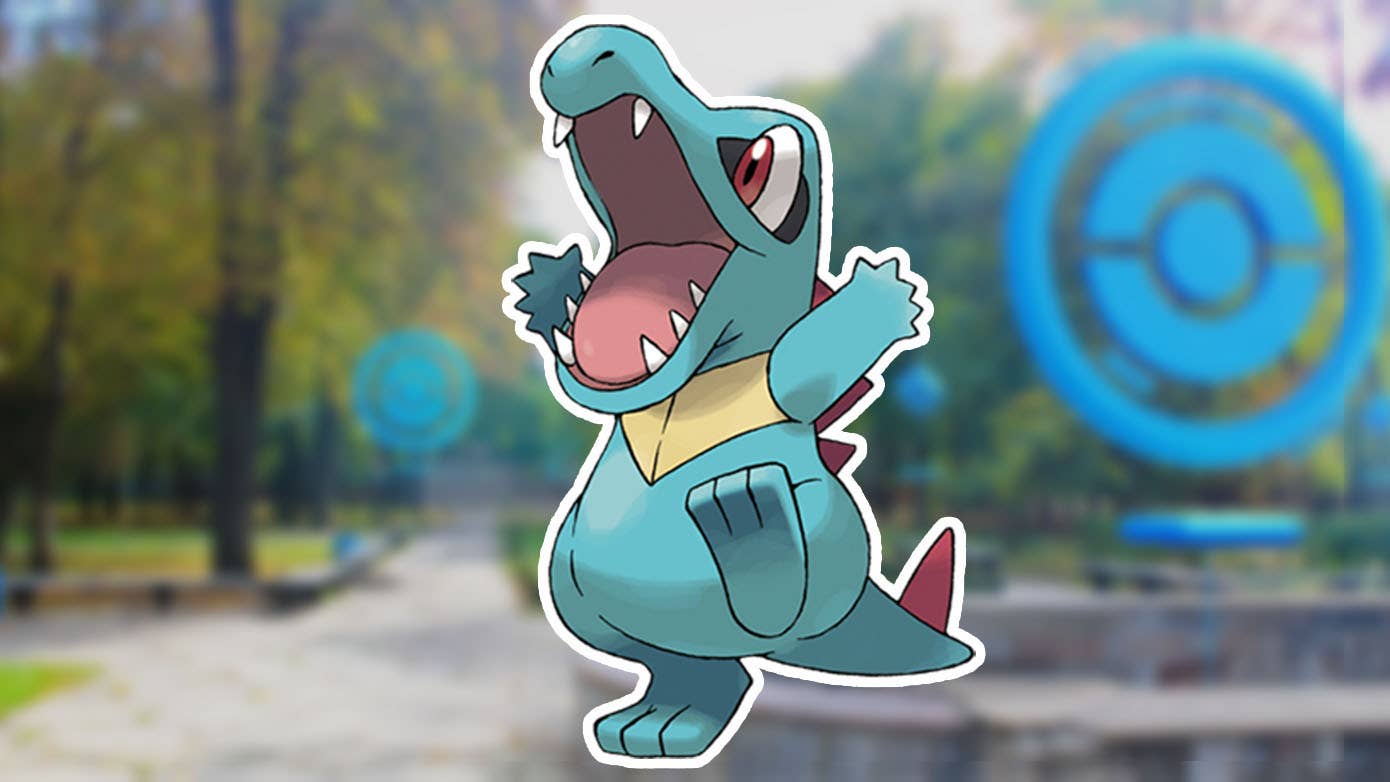 Shiny Totodile evolution chart, 100% perfect IV stats and Feraligatr