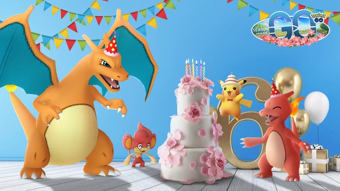 Pokemon Go cake
