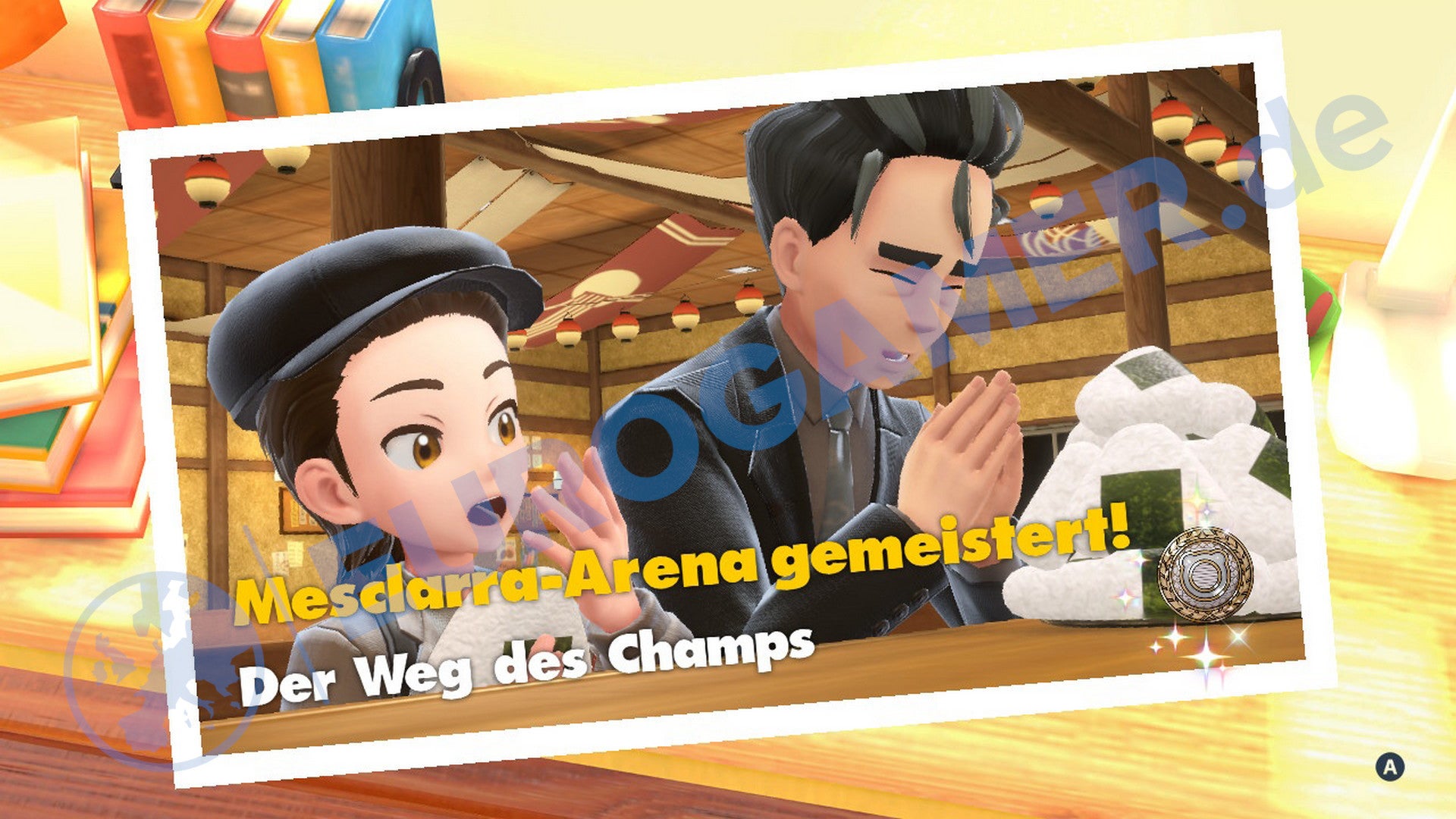 Pokémon Karmesin und Purpur: Arenaleiter Aoki in der Mesclarra-Arena ...