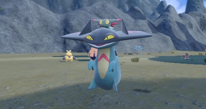 Phandra in Pokémon Karmesin und Purpur.