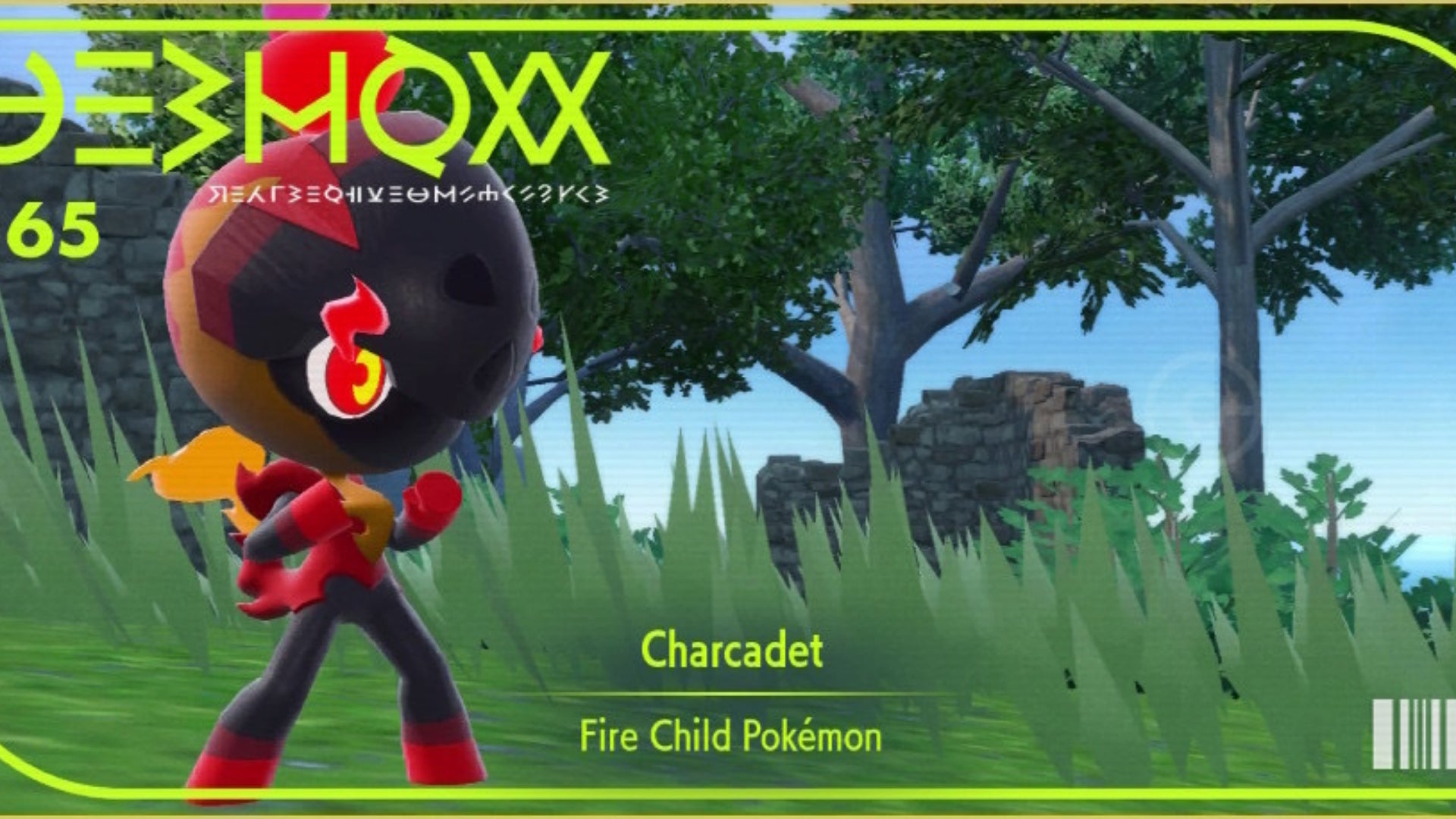 Charcadet in the Pokemon Scarlet and Violet Pokedex