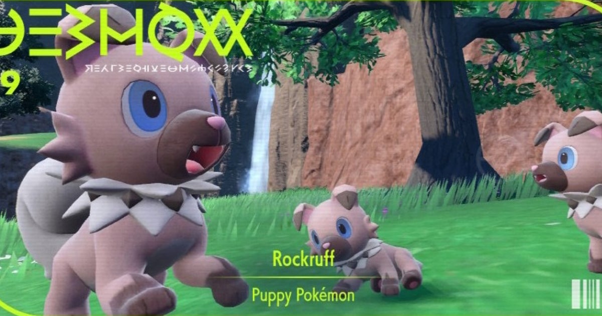 Rock Ruff Evolve How to evolve Rockruff into Dusk Form Lycanroc in Pokemon Scarlet and ...