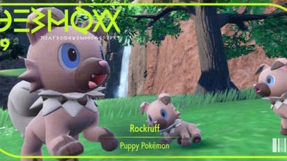Pokemon Ruff Ruff Dark Form How to evolve Rockruff into Dusk Form Lycanroc in Pokemon Scarlet and ...