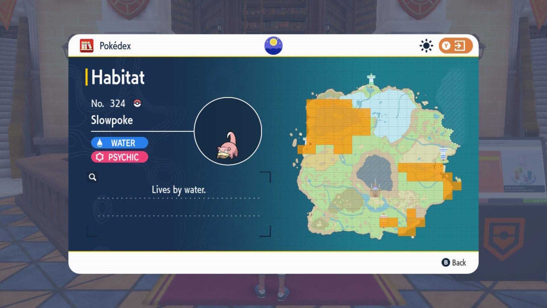 Slowpoke&rsquo;s habitat in Pokemon Scarlet and Violet