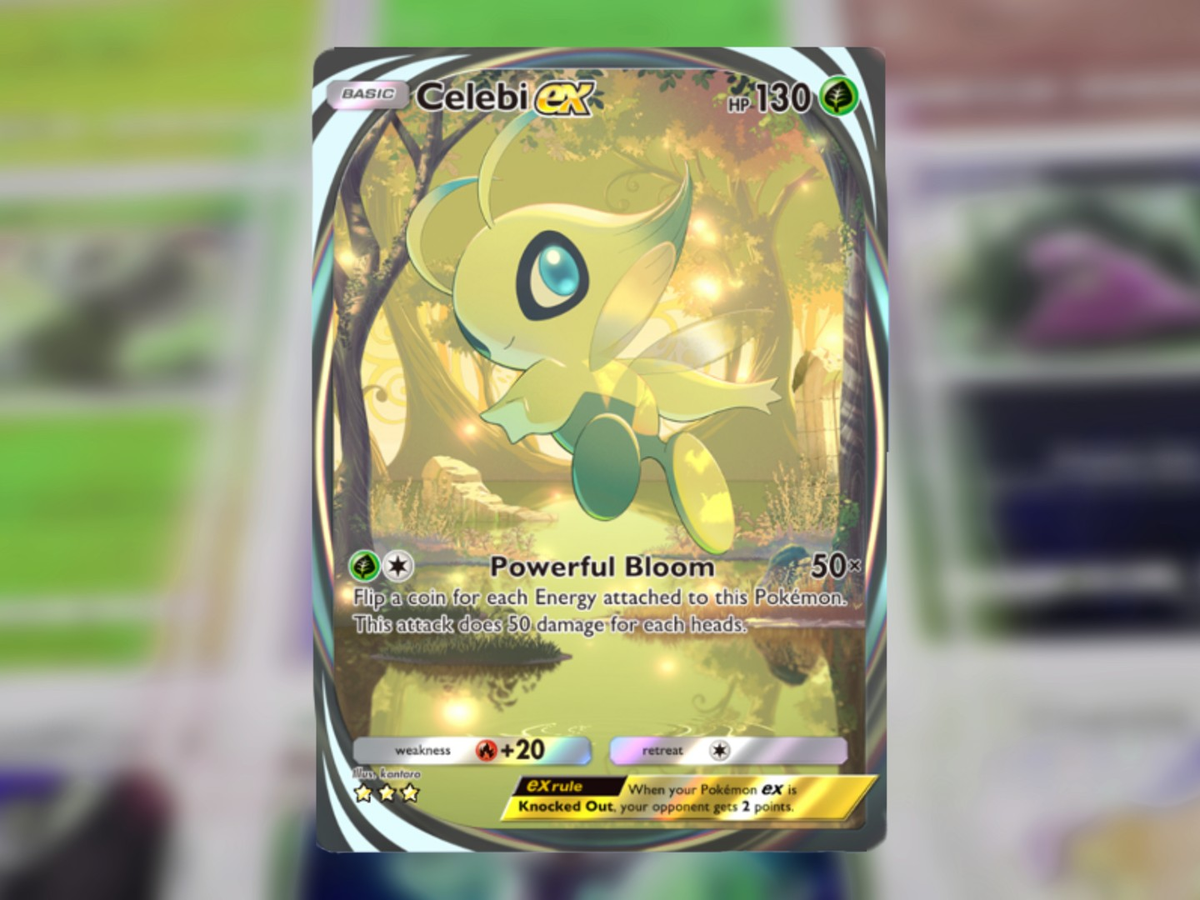 Pokemon TCG Pocket best Celebi ex deck | VG247 Pokemon TCG Pocket best Celebi ex deck | VG247