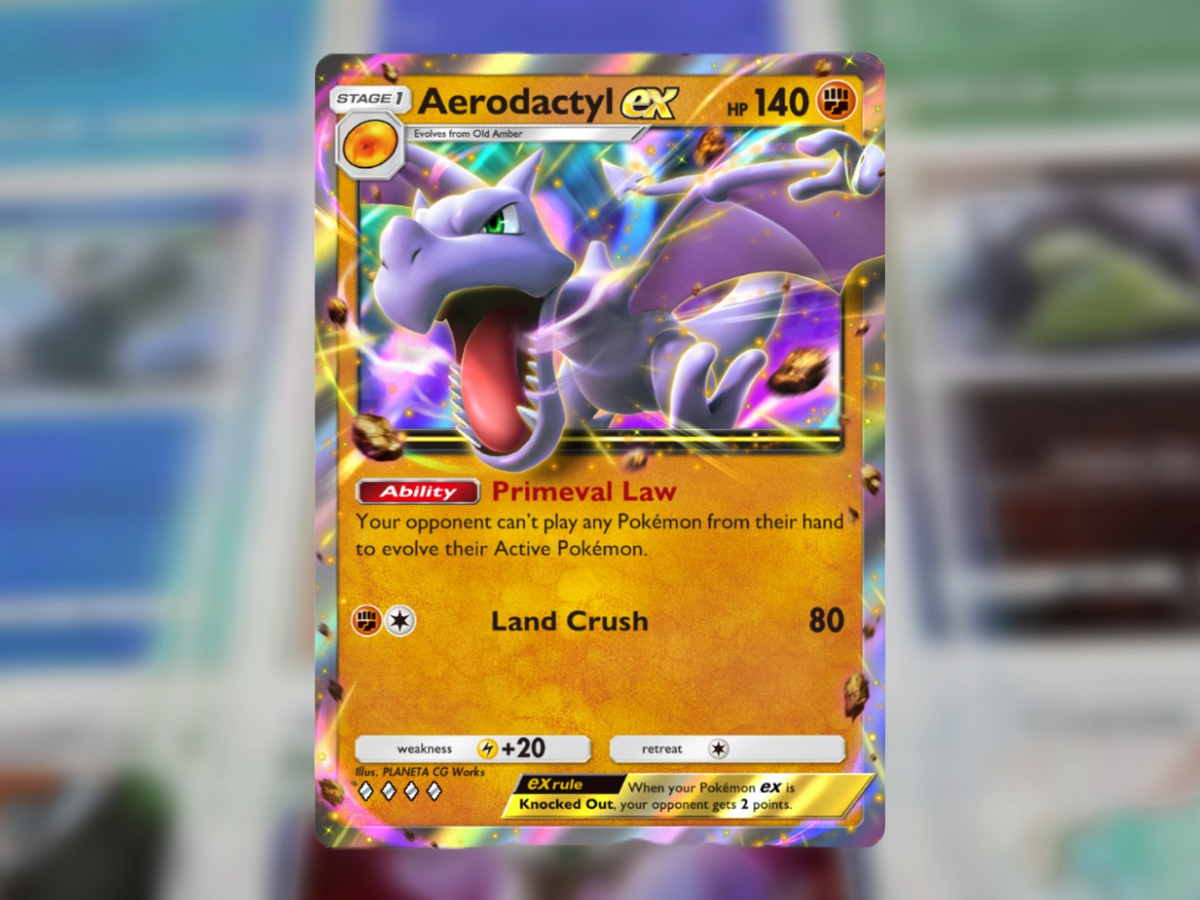 Pokemon TCG Pocket Aerodactyl ex deck and card list | VG247 Pokemon TCG Pocket Aerodactyl ex deck and card list | VG247