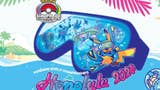 Pokémon artwork showing the franchise's creatures snorkeling.