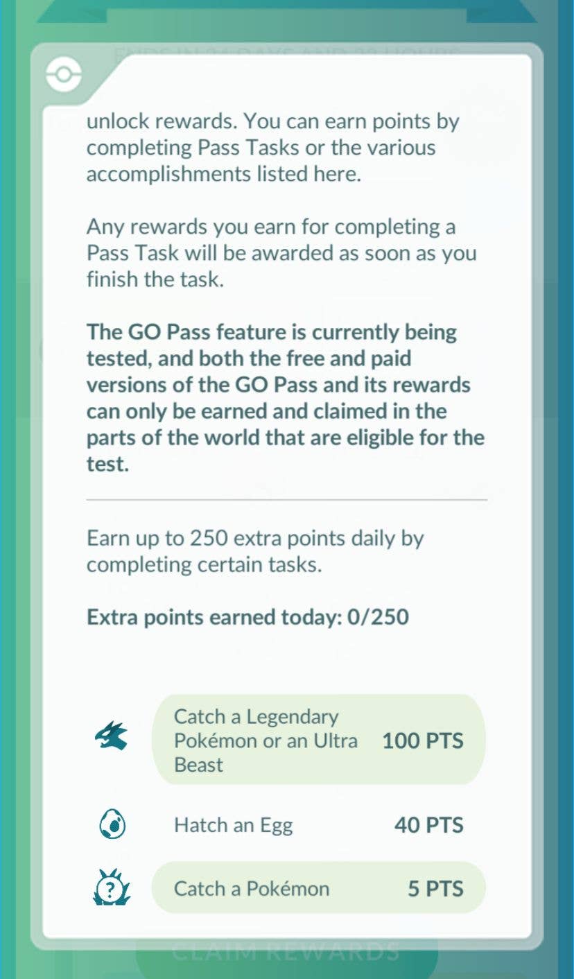 Pokémon Go Pass June, including how to get Points, ranks, milestones