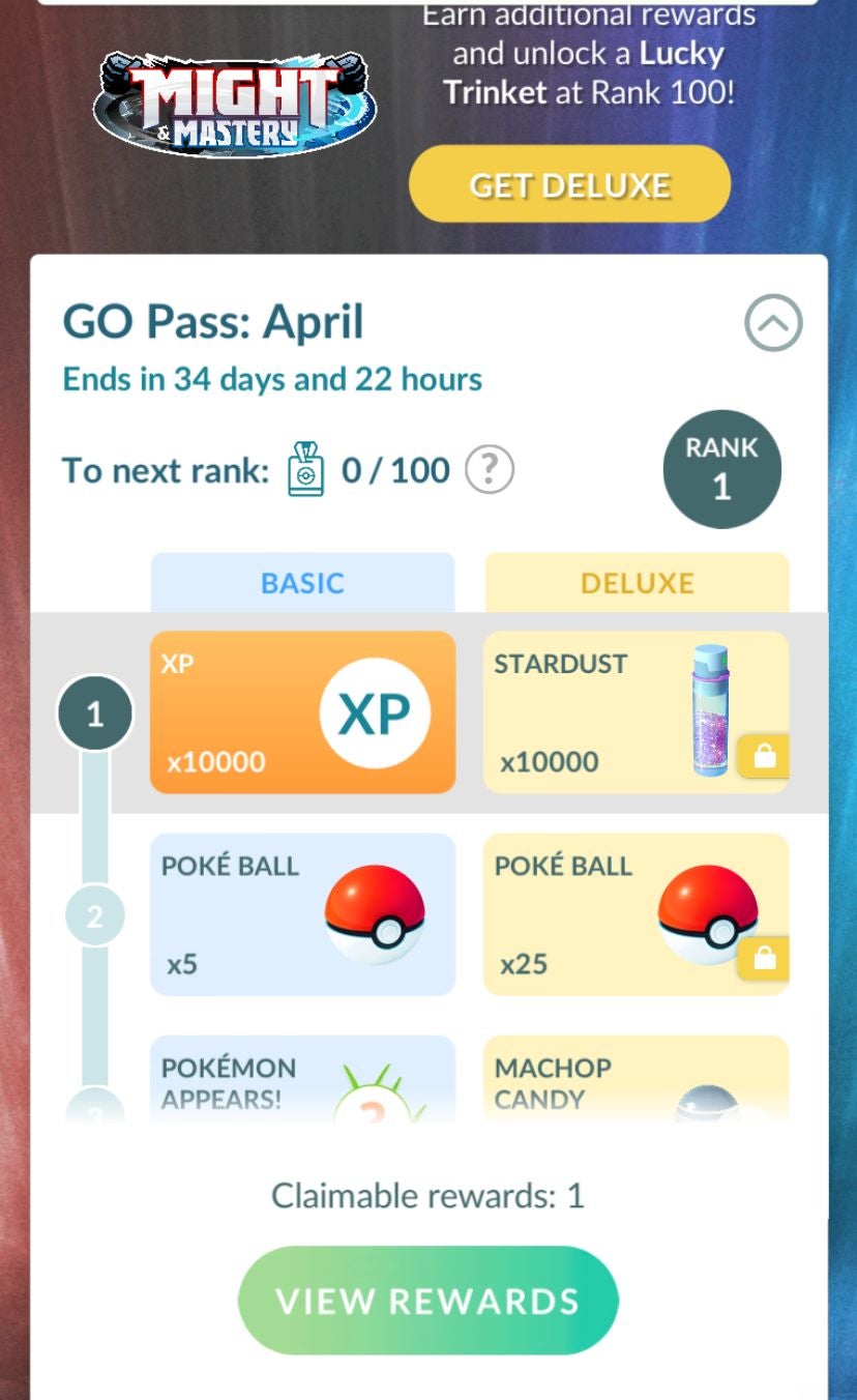 Pass Go Pokémon Go Pass, including how to get Points, ranks, milestones ...