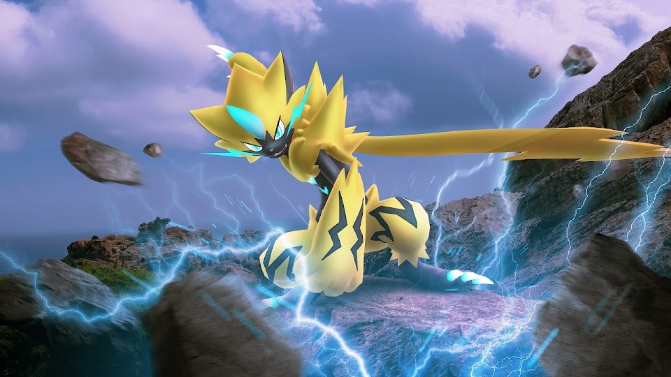 Zeraora image from Pokémon Go.