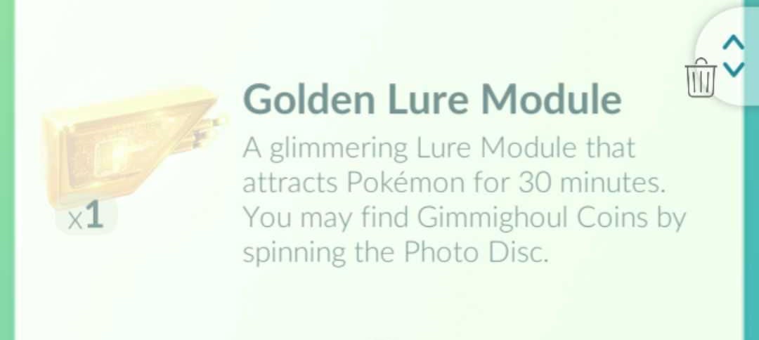 Lure Module Gold Pokémon Go Lures: Golden Lure, Rainy Lure, Glacial Lure, Mossy Lure and ...