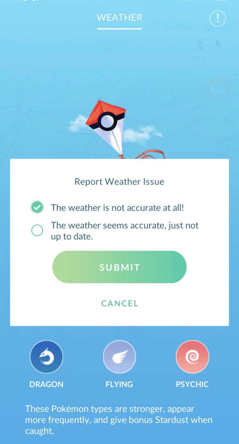 Pokémon Go Weather effects explained, including how to get Rainy