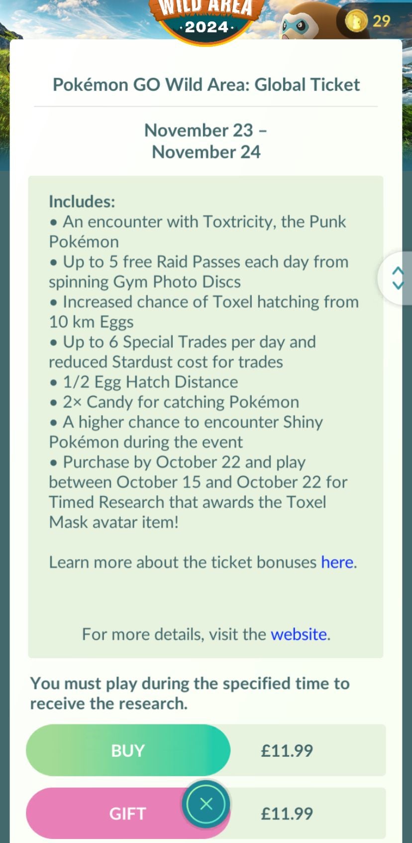 Go Wild Pokémon Go Wild Area date, start time, ticket price and Wild Area ...