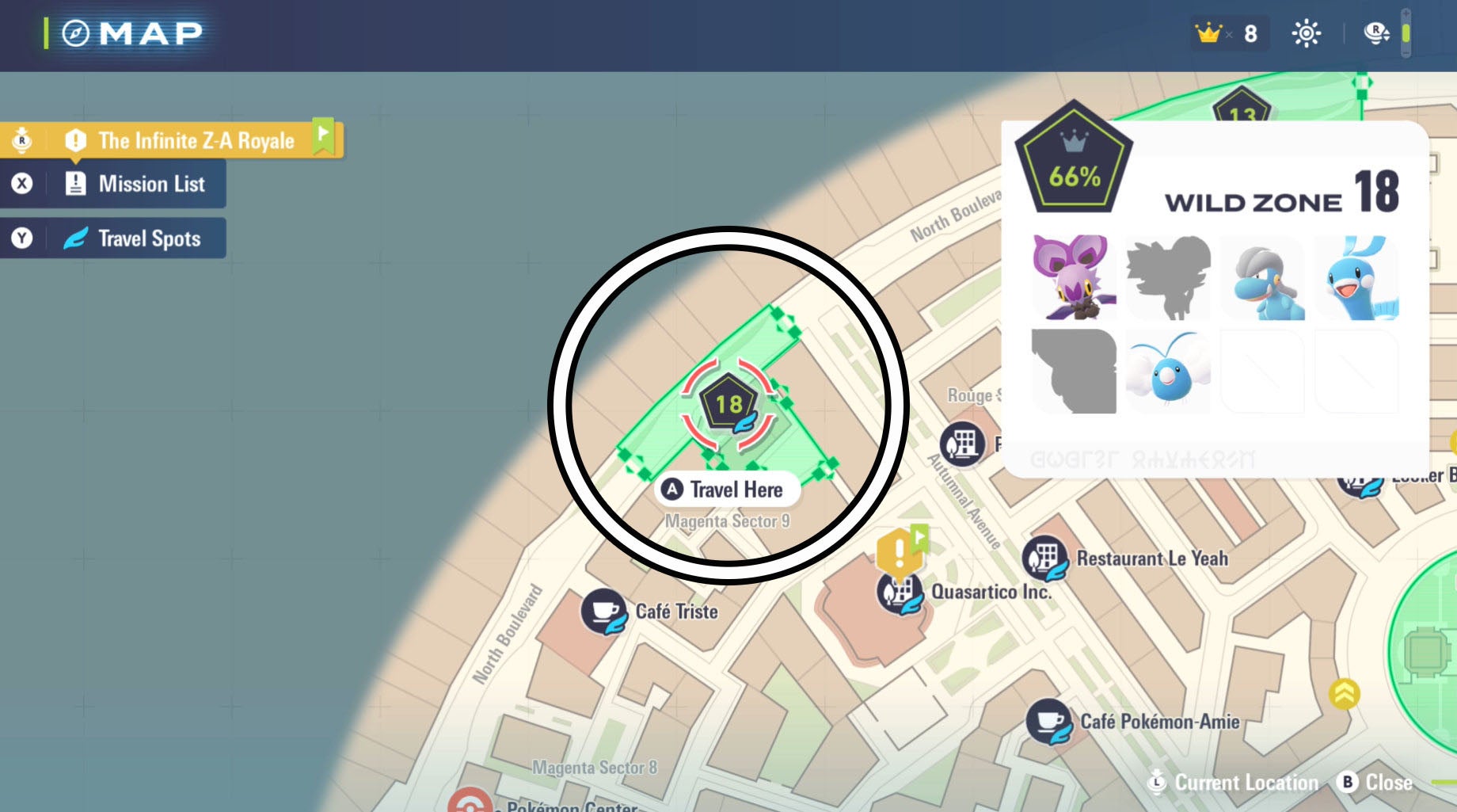 Pokémon Legends Z-A Wild Zone 18: Pokémon, Items and more | Eurogamer.net