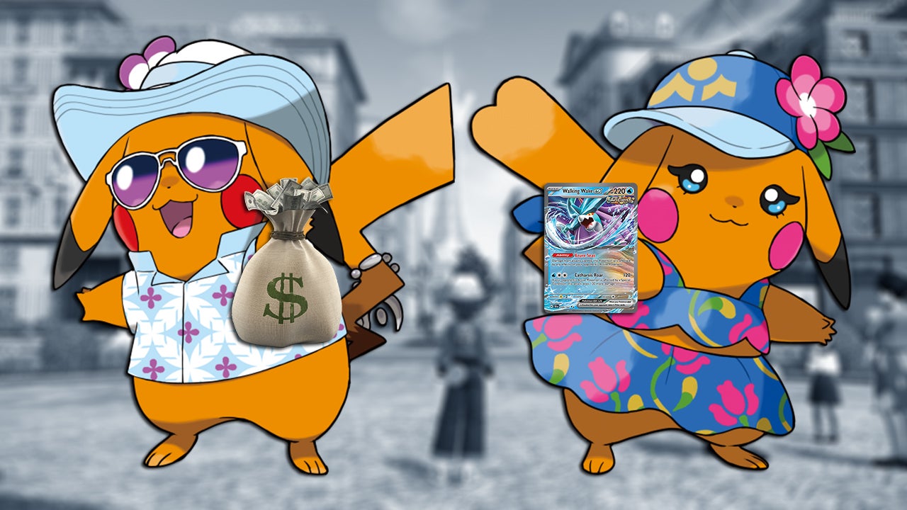Mr. Windychu and Ms. Wavychu making money - custom image