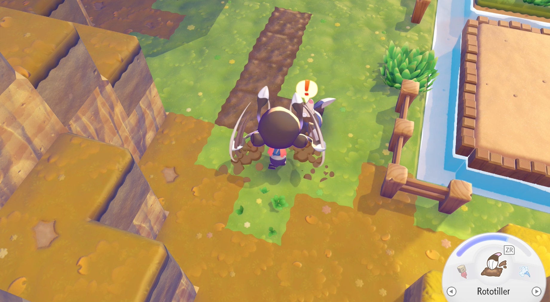 Using one of the moves in Pokopia.