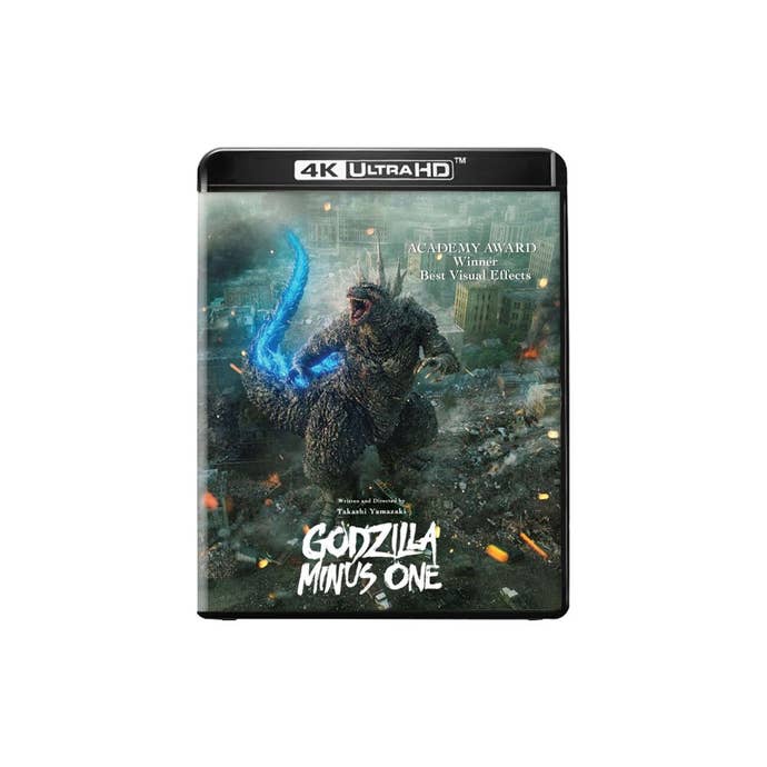 Godzilla Minus One (4K Ultra HD + Blu-ray) on a white background