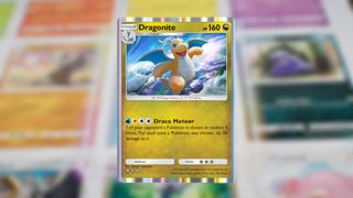 The Dragonite card from Pokemon TCG Pocket is shown