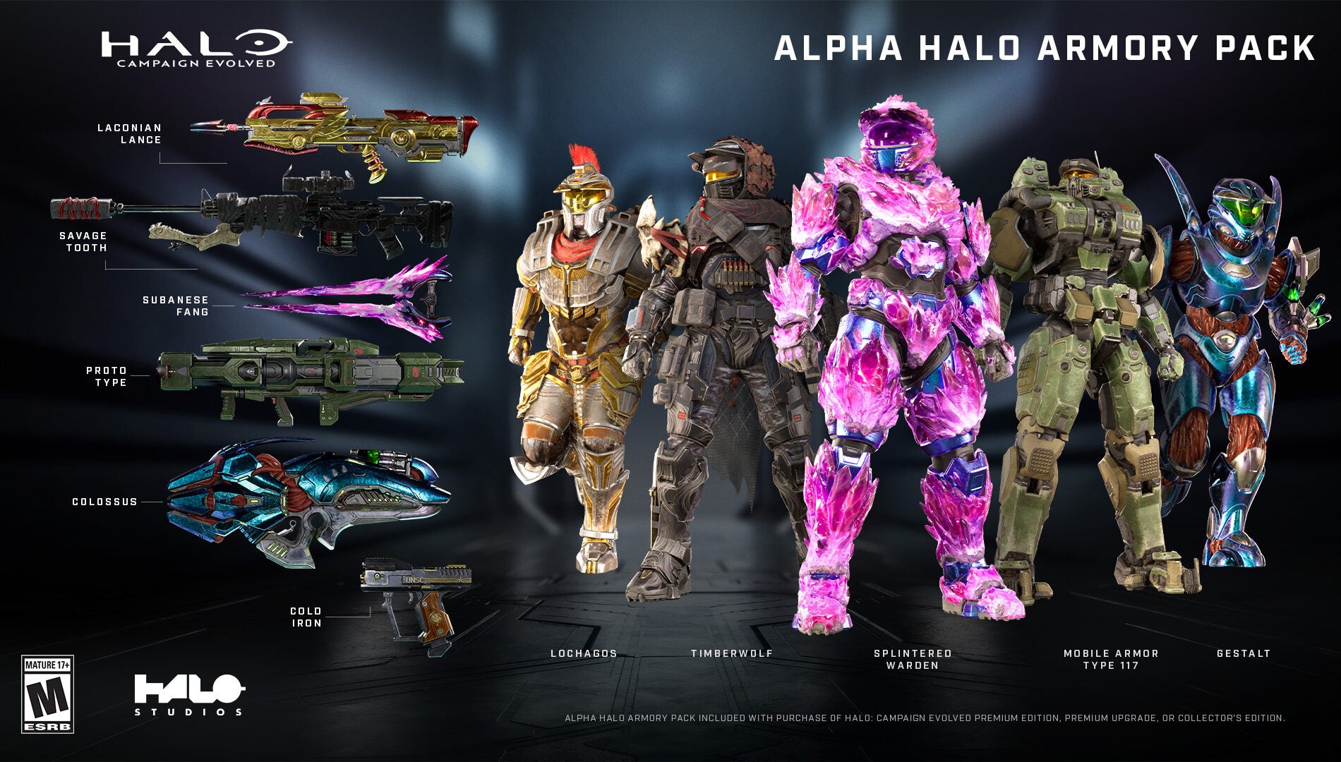A series of cosmetic unlocks for Halo: Campaign Evolved.