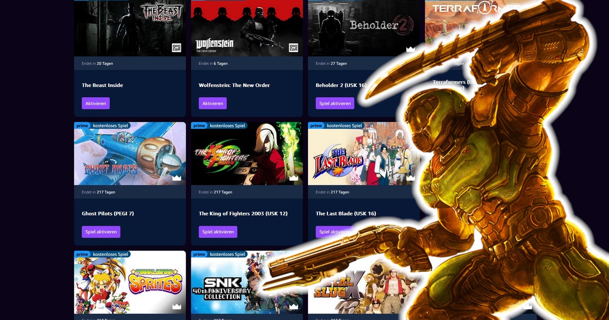 #Prime Gaming: Amazon verschenkt diesen Monat Doom Eternal, BioShock Remastered und mehr #Prime Gaming: Amazon verschenkt diesen Monat Doom Eternal, BioShock Remastered und mehr