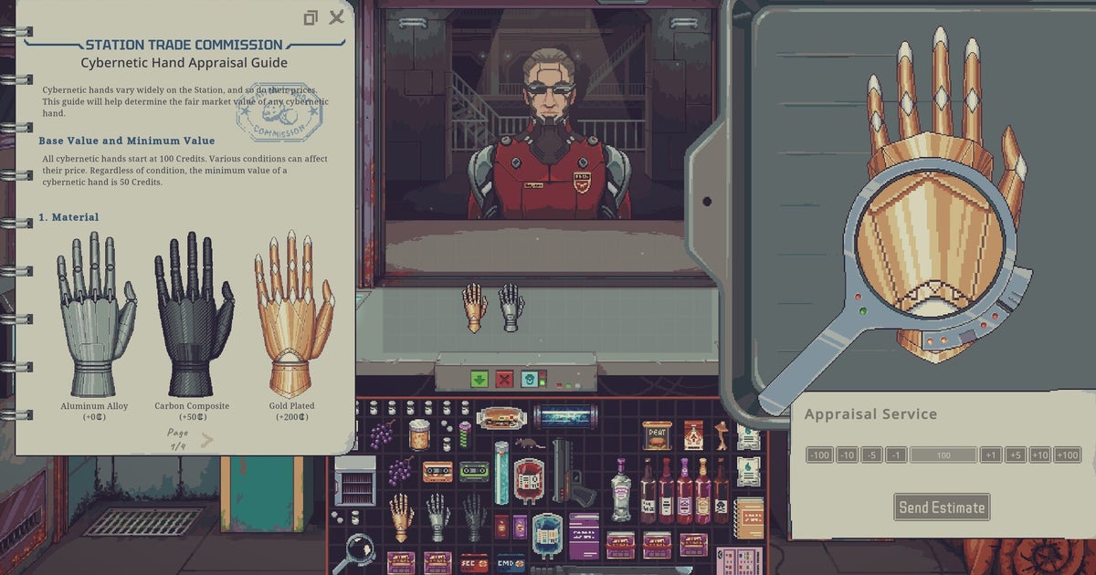 Cyberpunk trading sim Probably Stolen is about running a kiosk in a space station full of gangs, megacorps, and secret rogue cyborgs Cyberpunk trading sim Probably Stolen is about running a kiosk in a space station full of gangs, megacorps, and secret rogue cyborgs