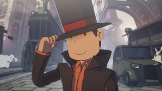 Professor Layton tips his top hat at the camera in a teaser for the upcoming series entry: New World of Steam