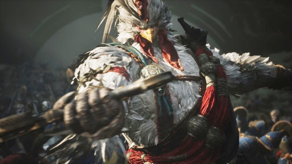 Project Windless image showing a large chicken like character holding a weapon
