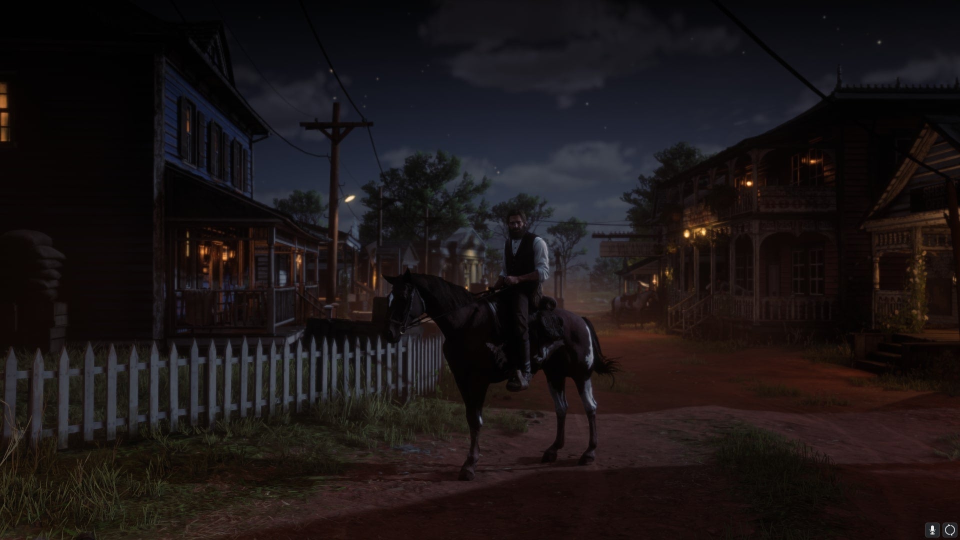 Arthur rides through Rhodes on horseback in Red Dead Redemption 2 - 1
