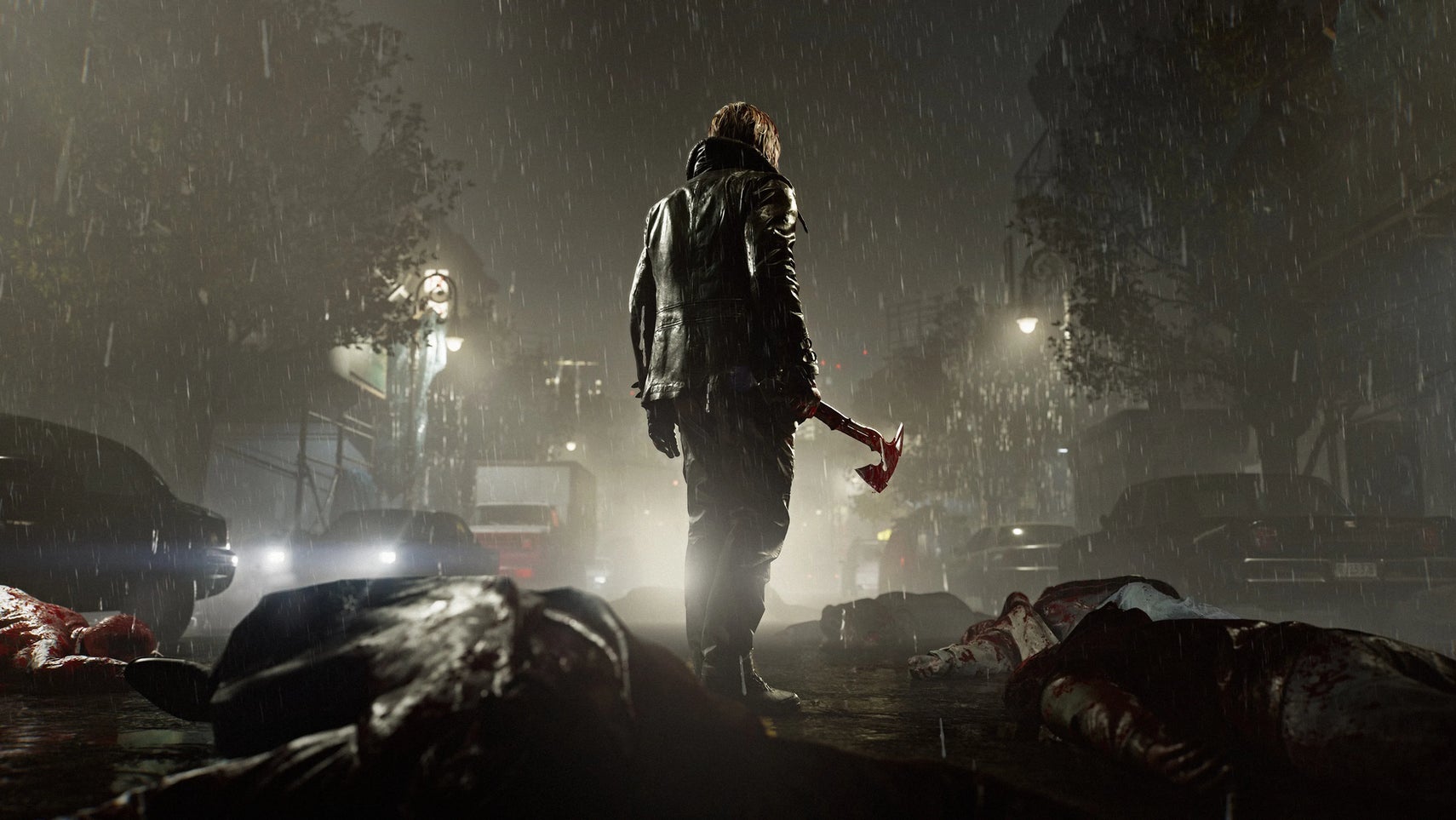 Resident Evil Requiem - Leon with hatchet