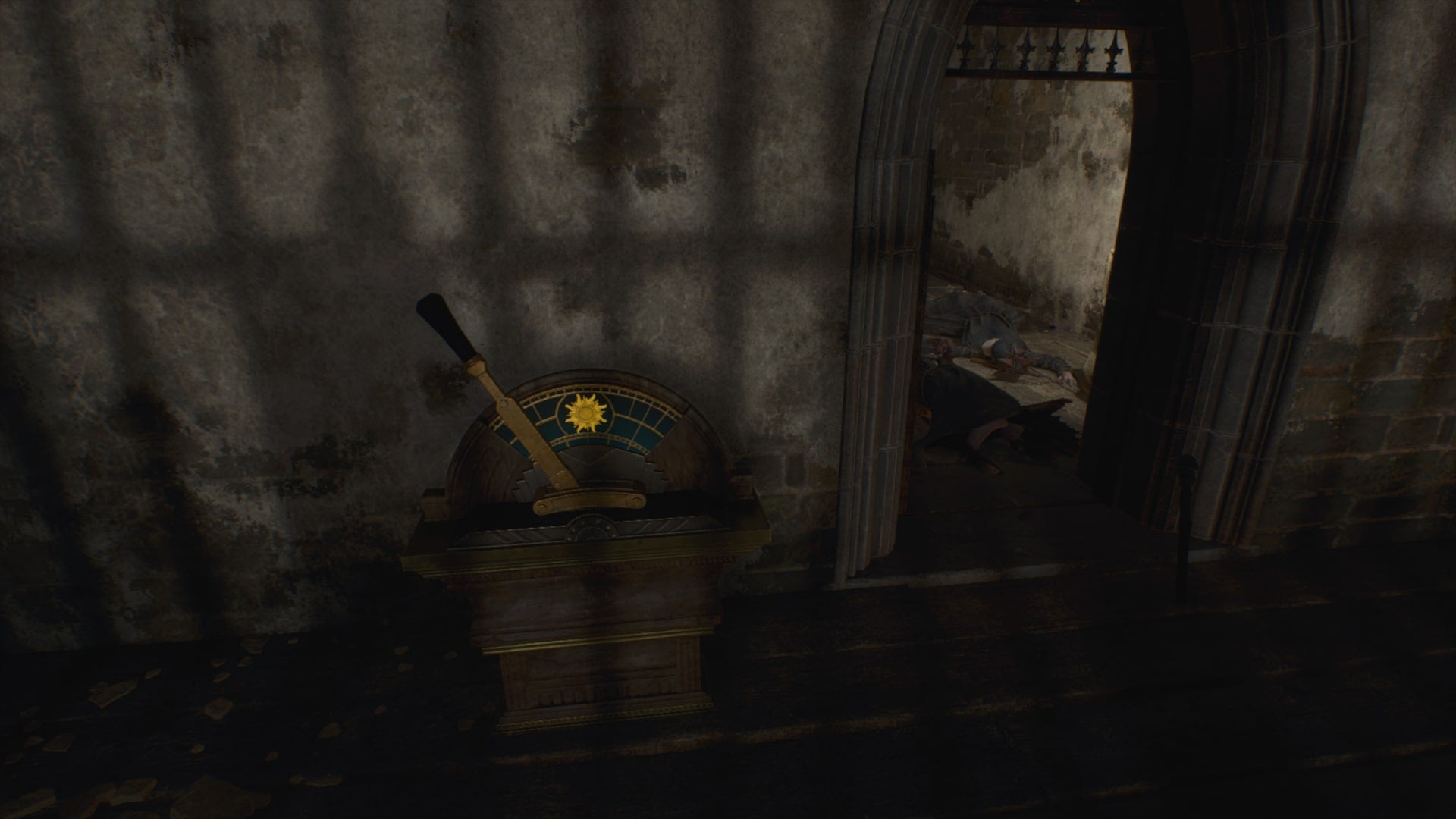 A lever is shown beside a gate in Resident Evil 4 Remake