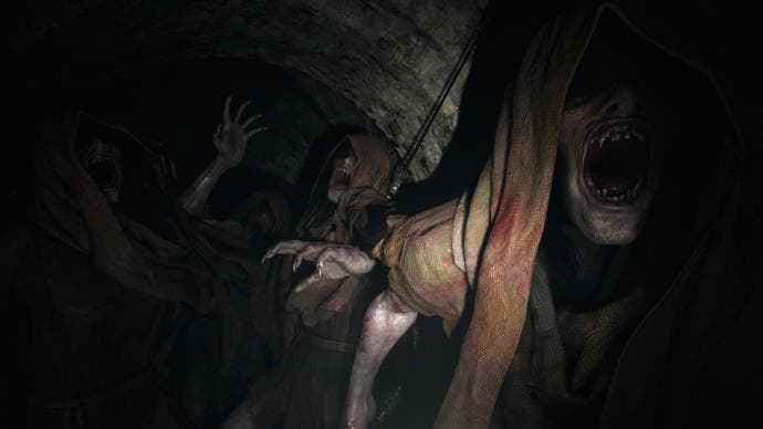 Resident Evil 8 enemies in Lady D's castle