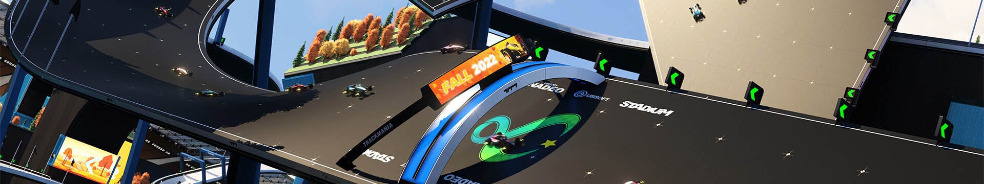 Why bother with realistic racing when you could drive the batshit loop the loops of Trackmania? - 60