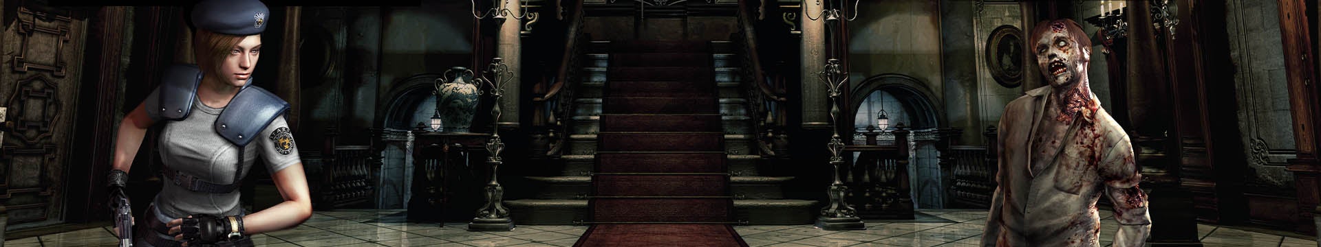 By focusing on the horror, it's easy to forget just how good a puzzle game the original Resident Evil is. - 54