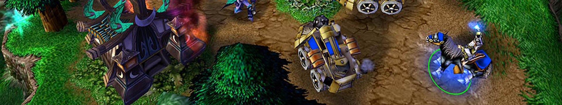 The humans battle the orcs in Warcraft 3 - 82