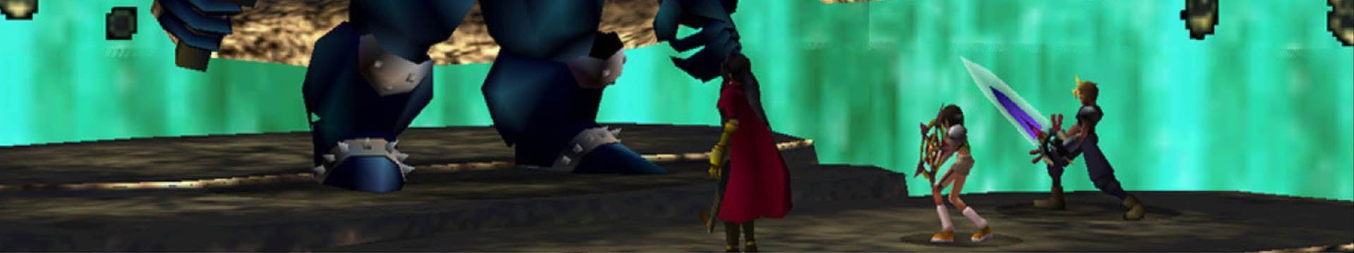 Cloud takes on a massive enemy in Final Fantasy VII - 44