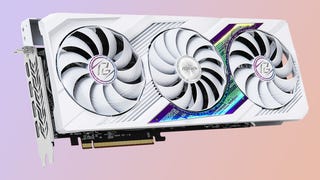 ASRock Phantom Gaming OC Radeon RX 7900 XT 20 GB graphics card in white on a gradient background