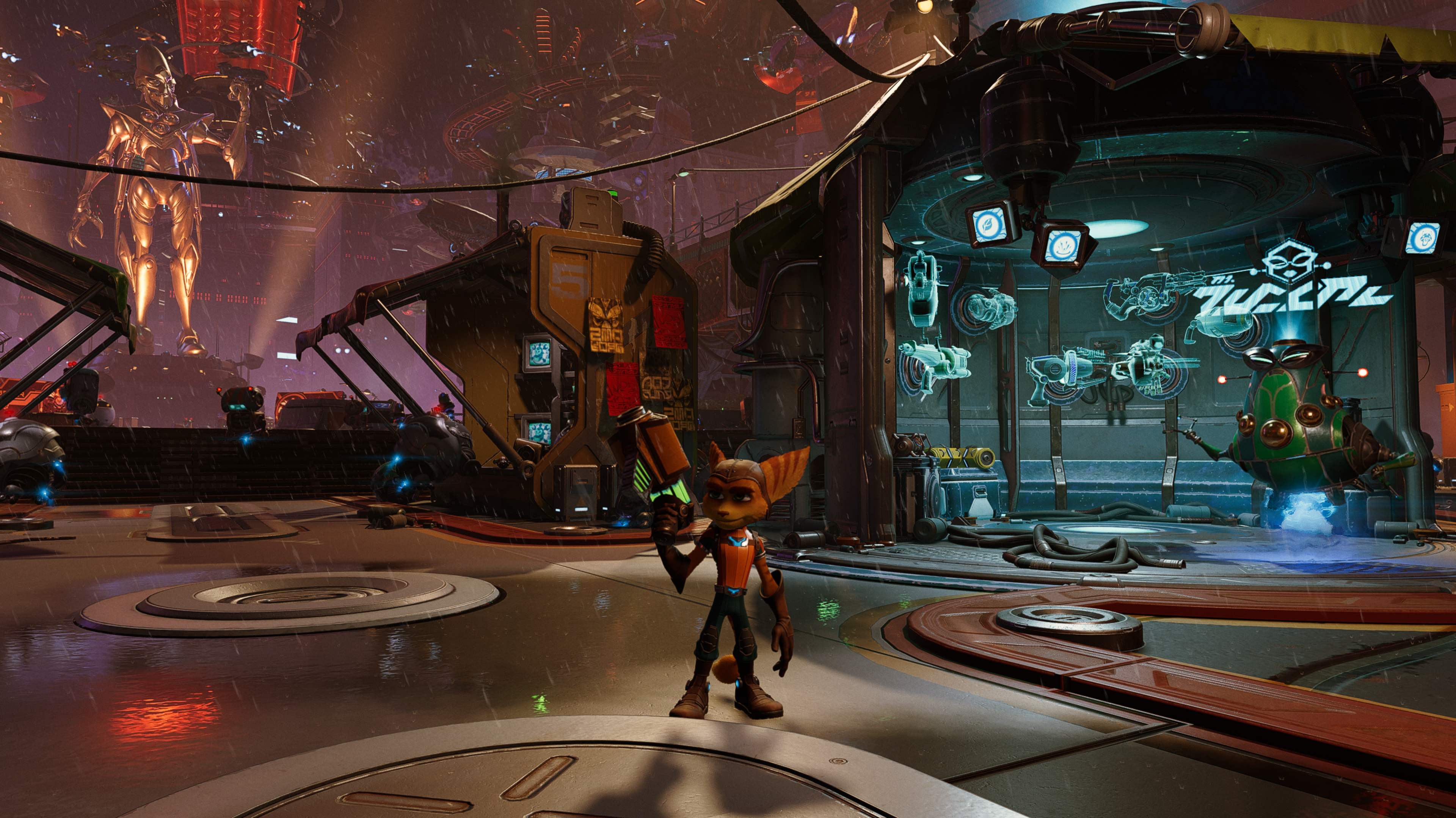 Ratchet &amp; Clank: Rift Apart running on its Very High preset.
