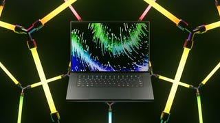 A 2023 Razer Blade 16 gaming laptop.