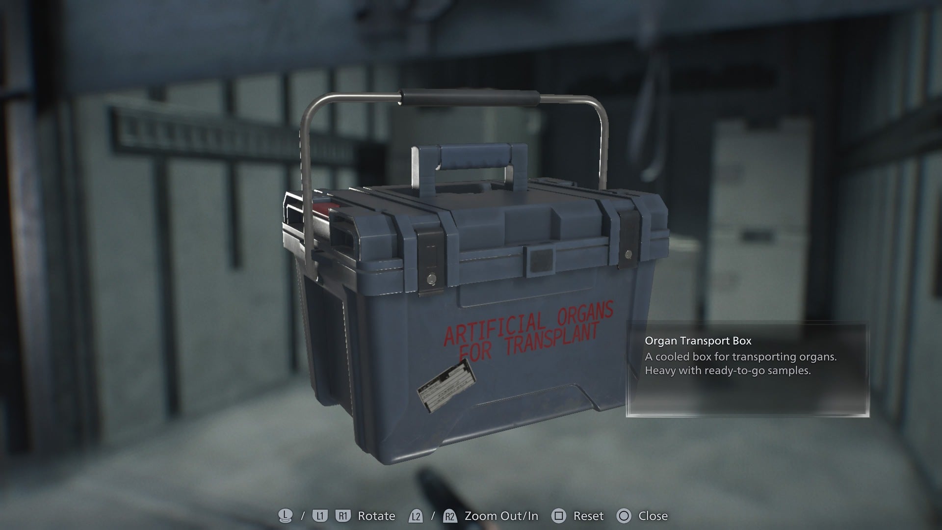 В игре Resident Evil Requiem показан ящик для транспортировки органов.