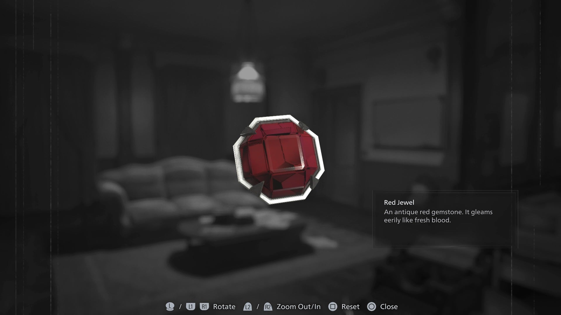 Красный самоцвет показан в фильме «Обитель зла: Реквием».