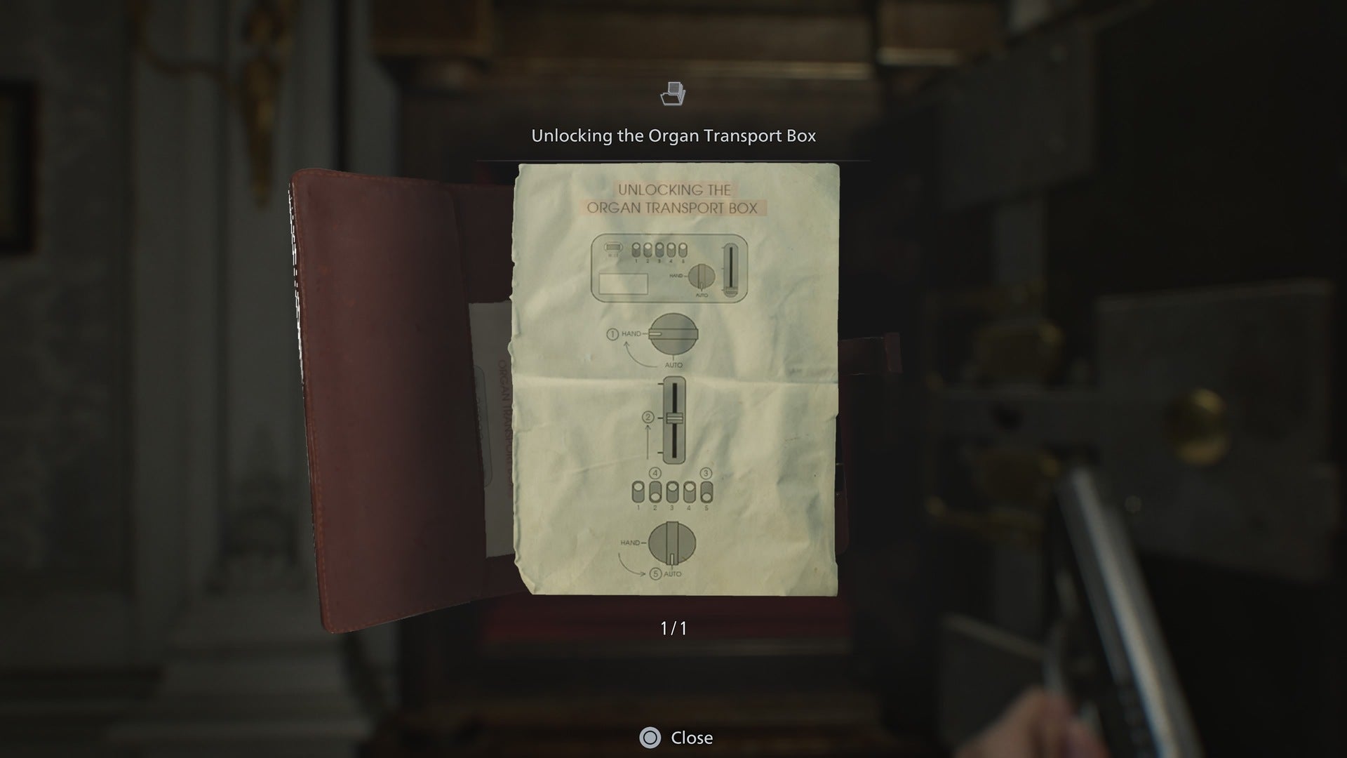 Сцена «Открытие ящика для транспортировки органов» показана в игре Resident Evil Requiem.