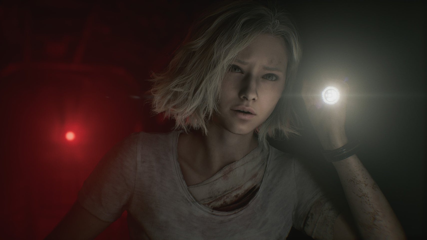 Grace can be seen holding a torch in Resident Evil Requiem.
