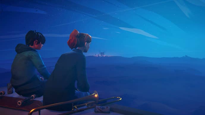 Road 96 midnight view