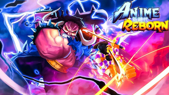 Anime Reborn artwork showing two characters fighting.