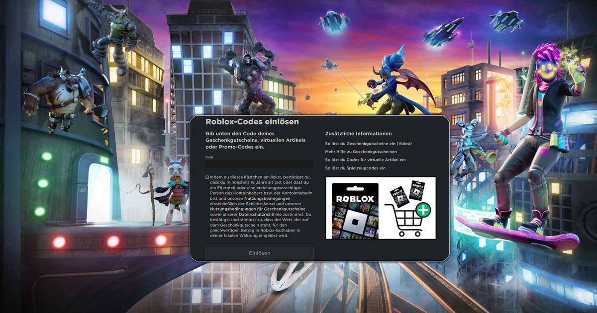 Code De Robux Roblox Codes: Alle kostenlosen Items | Eurogamer.de